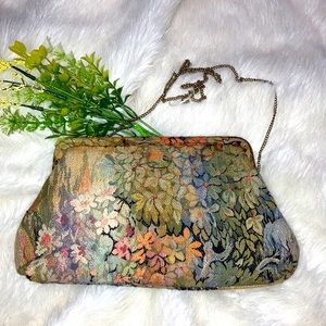 Floral vintage handbag